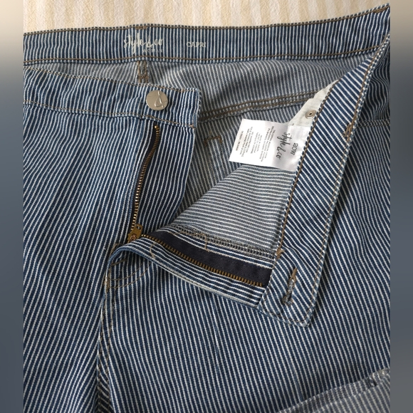 Style & Co Pinstripe Capri Jeans Size:20W - Picture 5 of 8
